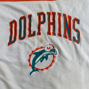 Vintage 90s Miami Dolphins NFL Starter Embroidered Logo & Text Crewneck - XL