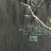 J- Vintage '94 Stand Out Design First Nation Person & Horse Graphic Made In USA Single Stitch Tee - XL