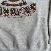 Vintage 90s Cleveland Browns NFL Lee Graphic Text & Logo Crewneck - M