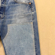 F- HOM Double Knees Levi's 501 Reworked Custom Jeans