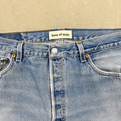 F- HOM Double Knees Levi's 501 Reworked Custom Jeans