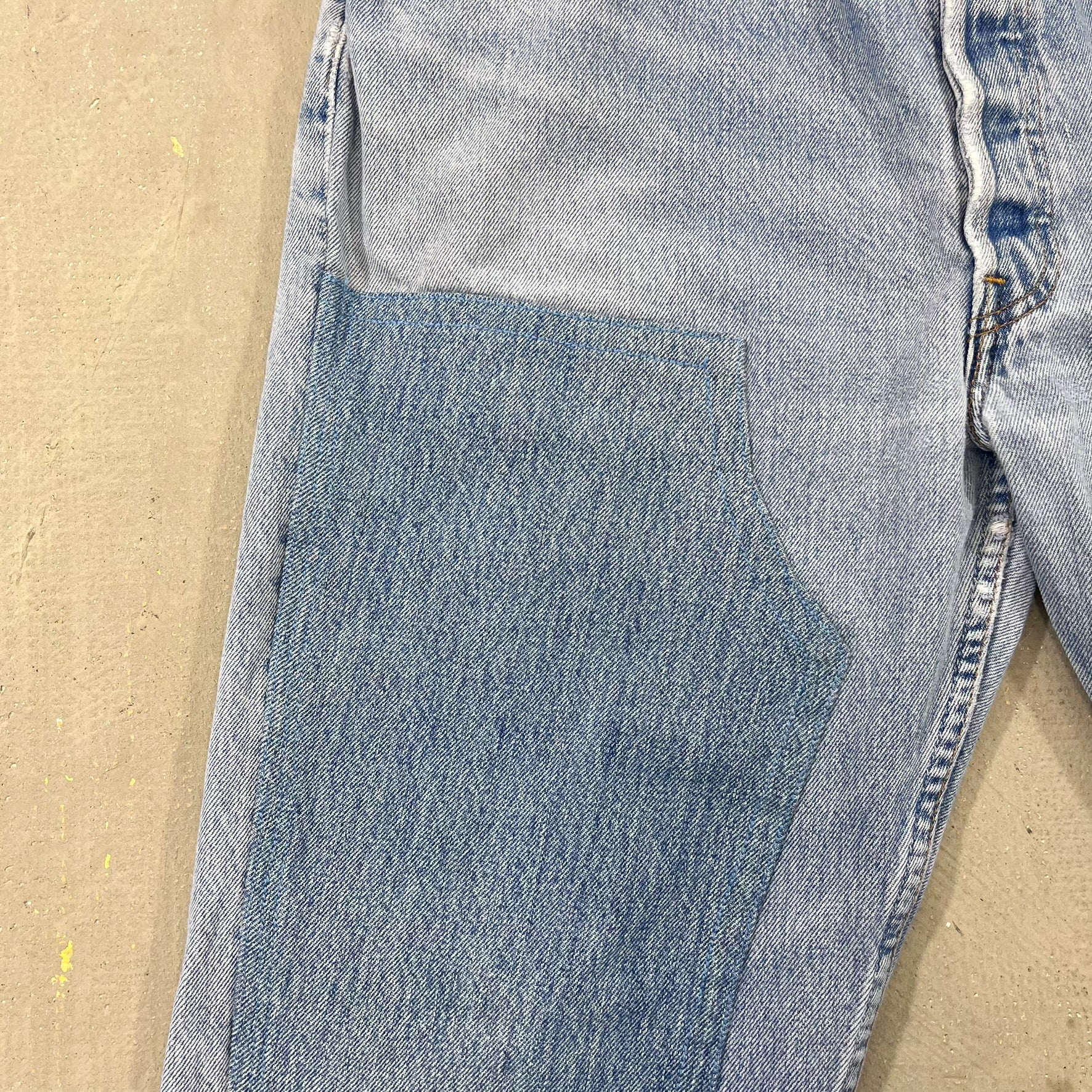 F- HOM Double Knees Levi's 501 Reworked Custom Jeans