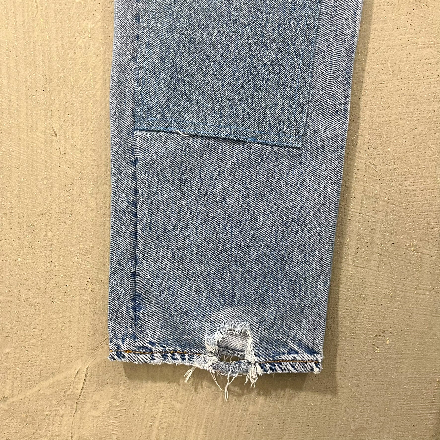 F- HOM Double Knees Levi's 501 Reworked Custom Jeans