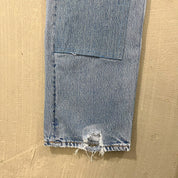 F- HOM Double Knees Levi's 501 Reworked Custom Jeans
