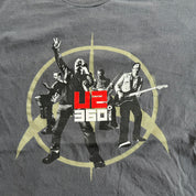 J- Vintage '10 U2 360 Tour Picture Graphic Made In USA Tee - M