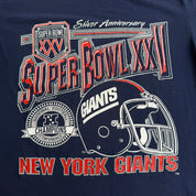 J- Vintage '90 New York Giants NFL NFC Champs Made In USA Single Stitch Tee - L