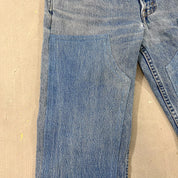 F- HOM Double Knees Levi's 501 Reworked Custom Jeans