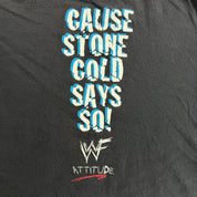 J- Vintage WWE Stone Cold Steve Austin Bottom Line Graphic Tee - L