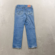 F- HOM Double Knees Levi's 501 Reworked Custom Jeans
