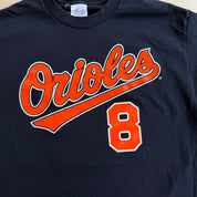 J- Vintage '94 Baltimore Orioles Cal Ripken MLB Graphic Made In USA Single Stitch Tee - L