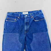 F- HOM Double Knees Levi's 550 Reworked Custom Jeans