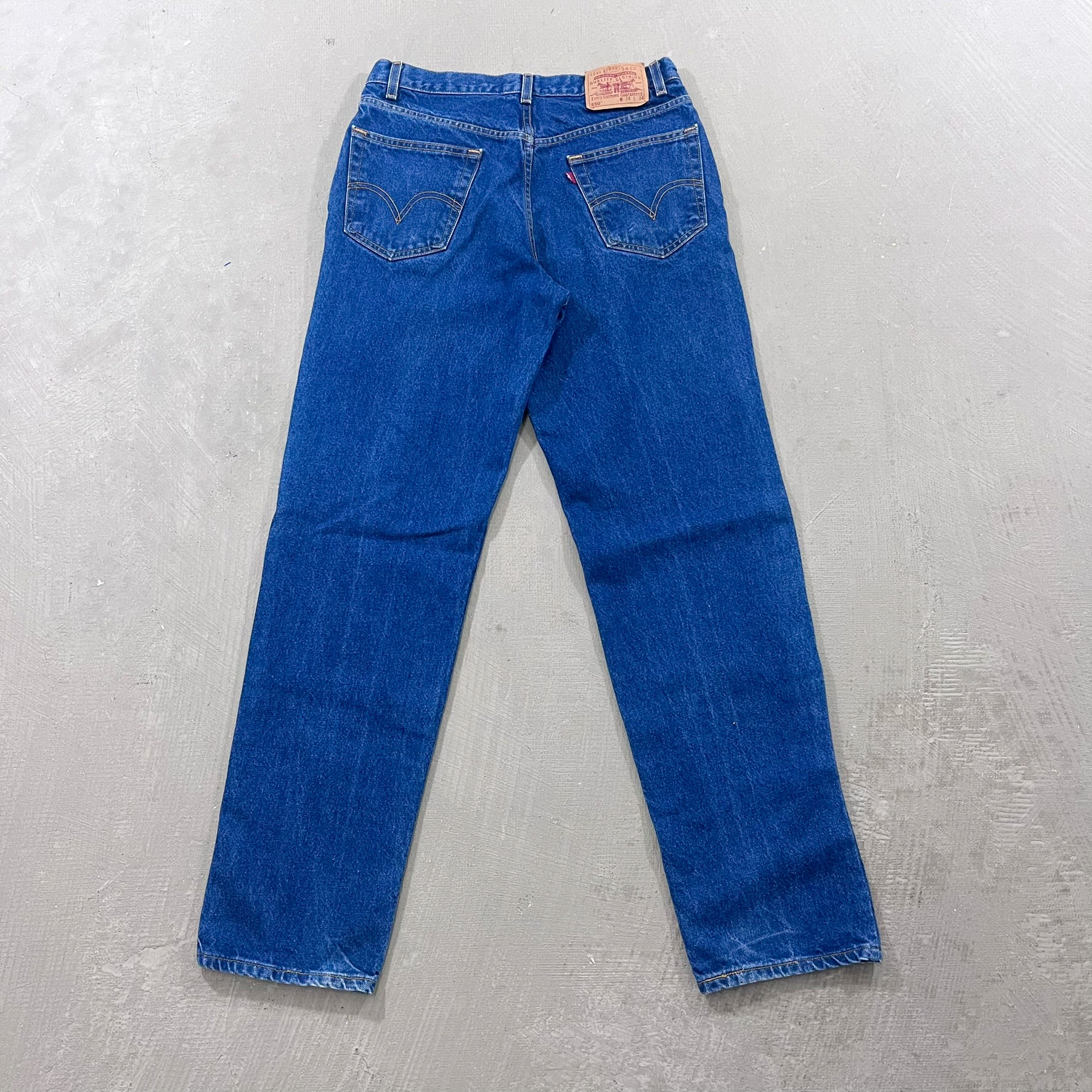 F- HOM Double Knees Levi's 550 Reworked Custom Jeans