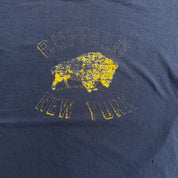 J- Vintage 80s Champion Buffalo New York Graphic Made In USA Single Stitch Tee - XL