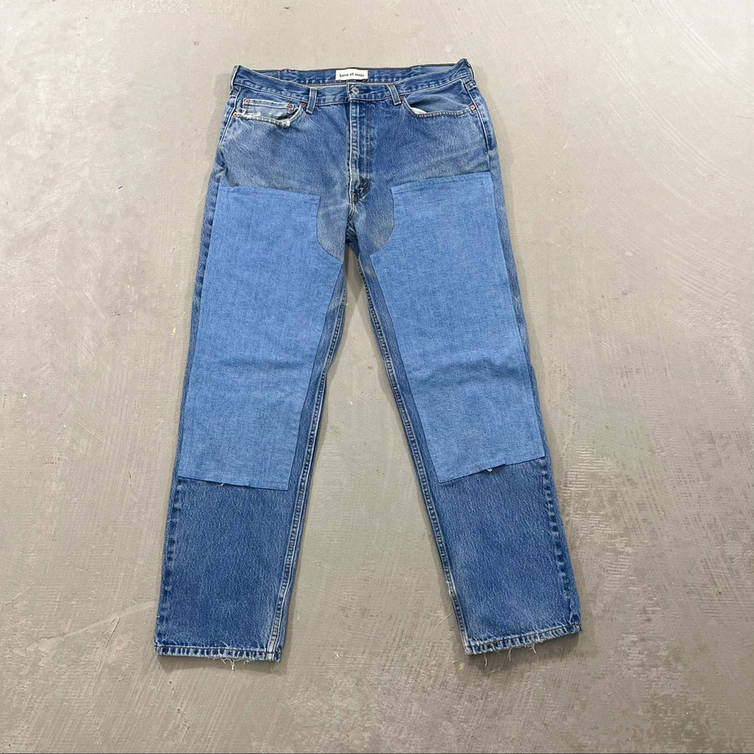 F- HOM Double Knees Levi's 550 Reworked Custom Jeans