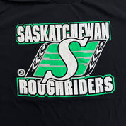 J- Vintage Saskatchewan Roughriders CFL Logo Graphic Tee - L