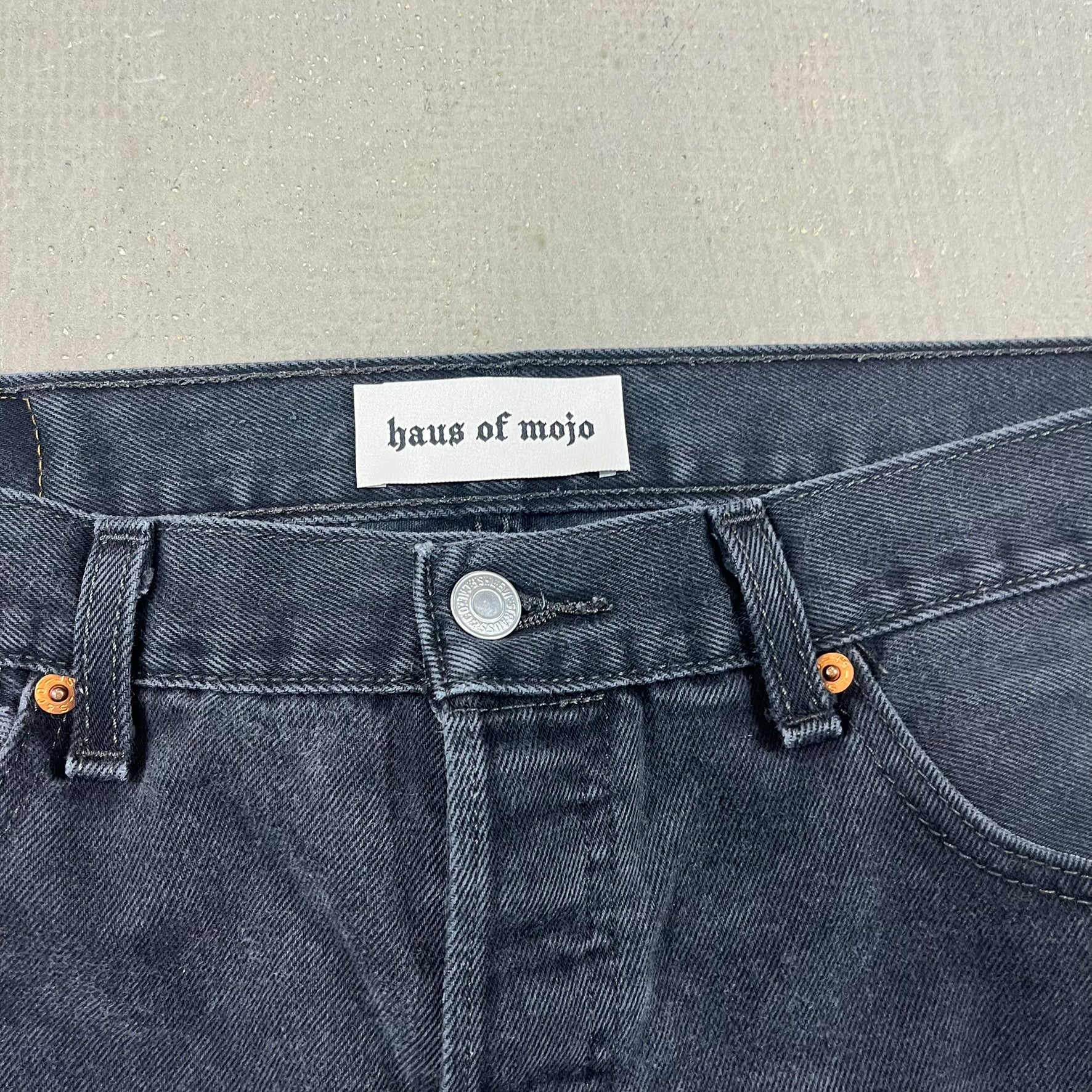 F- HOM Double Knees Levi's 501 Reworked Custom Jeans