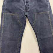 F- HOM Double Knees Levi's 501 Reworked Custom Jeans