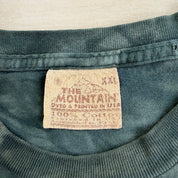 J- Vintage '96 The Mountain Robertson Trading Company Graphic Green Acid Wash Tee - 2XL