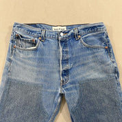 F- HOM Double Knees Levi's 501 XX Reworked Custom Jeans