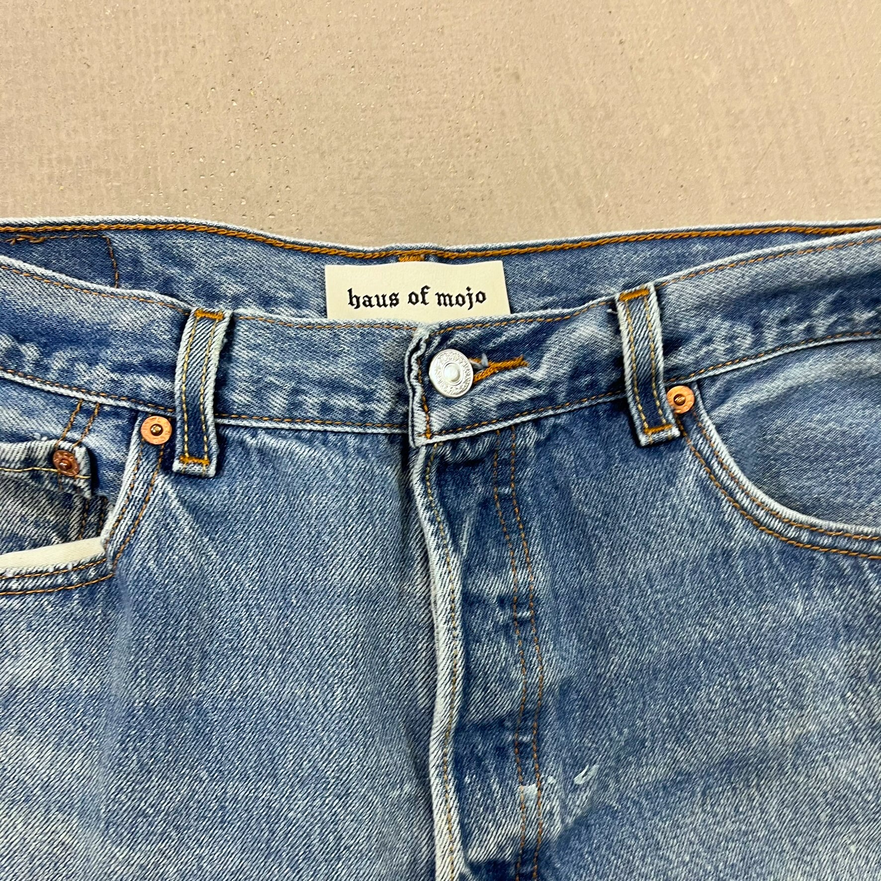 F- HOM Double Knees Levi's 501 XX Reworked Custom Jeans