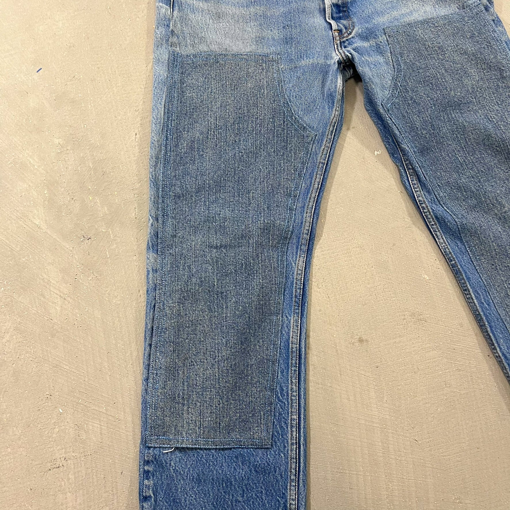 F- HOM Double Knees Levi's 501 XX Reworked Custom Jeans