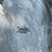J- Vintage '99 The Mountain Horses In Forest Graphic Blue Acid Wash Tee - L