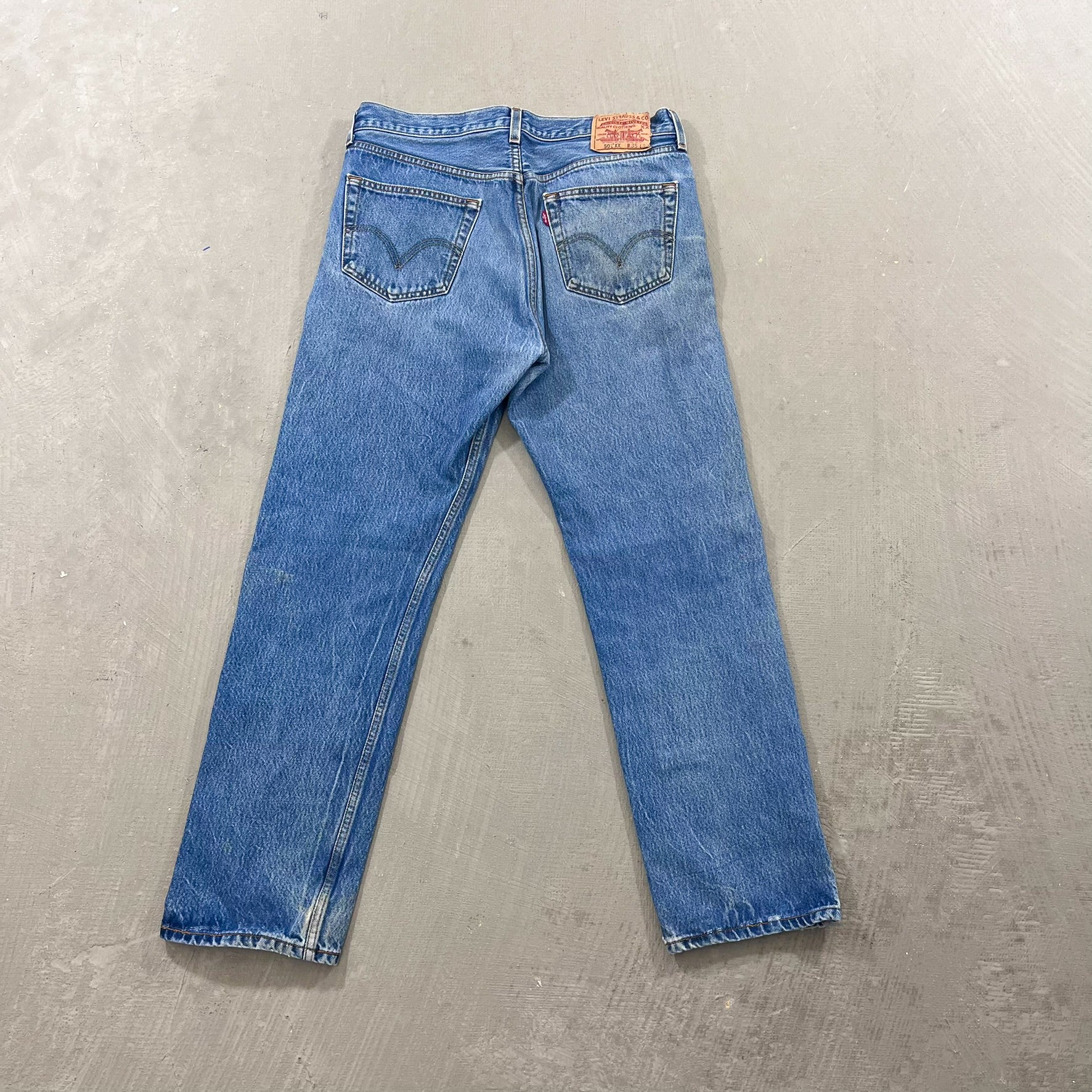 F- HOM Double Knees Levi's 501 XX Reworked Custom Jeans