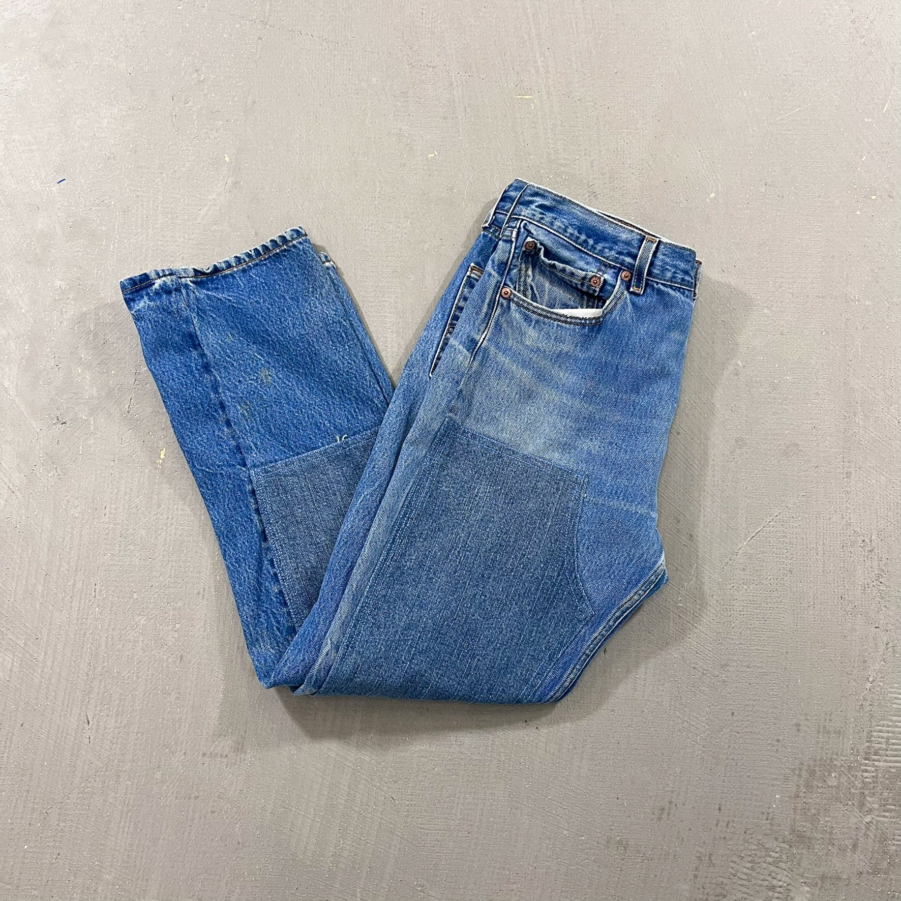 F- HOM Double Knees Levi's 501 XX Reworked Custom Jeans
