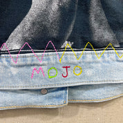 F- HOM Tupac Levi's Bandana Pattern Reworked Custom Denim Jackets