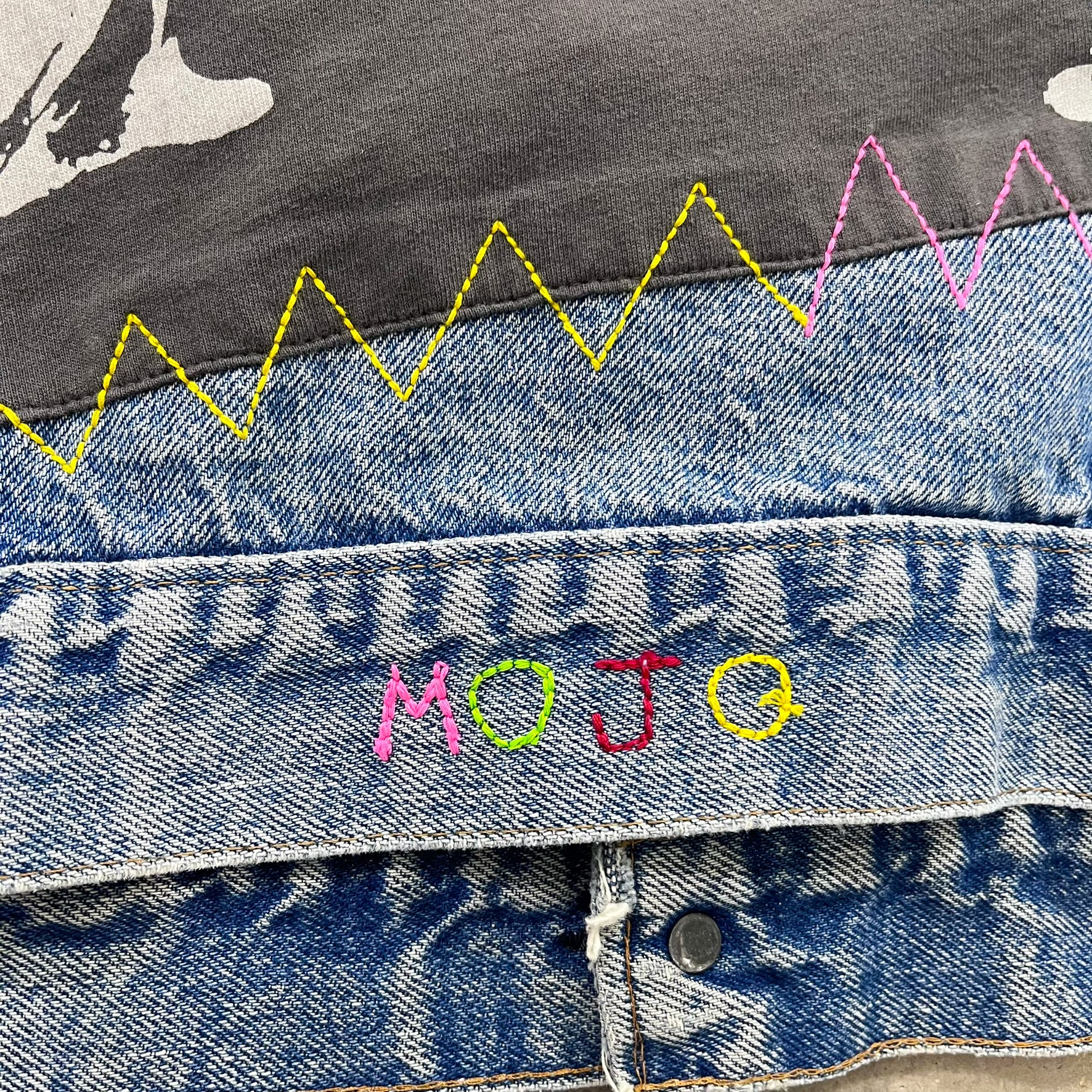 F- HOM Nirvana Levi's Reworked Custom Denim Jackets