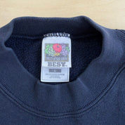 J- Vintage New England Patriots NFL Graphic Helmet & Logo Cropped Crewneck - L