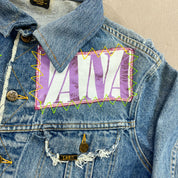 F- HOM Nirvana Lee Distressed Reworked Custom Denim Jackets