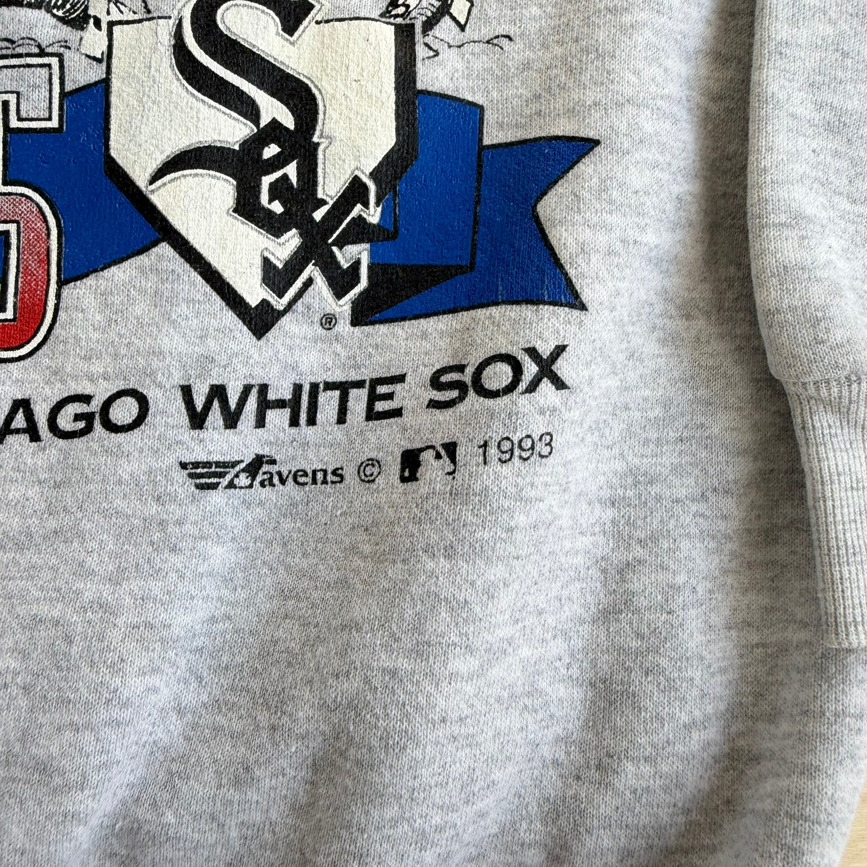 J- Vintage '93 MLB American League Championship Toronto Blue Jays vs Chicago White Sox Crewneck - XL