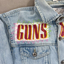 Load image into Gallery viewer, F- HOM Guns &amp; Roses Reworked Custom Denim Jackets
