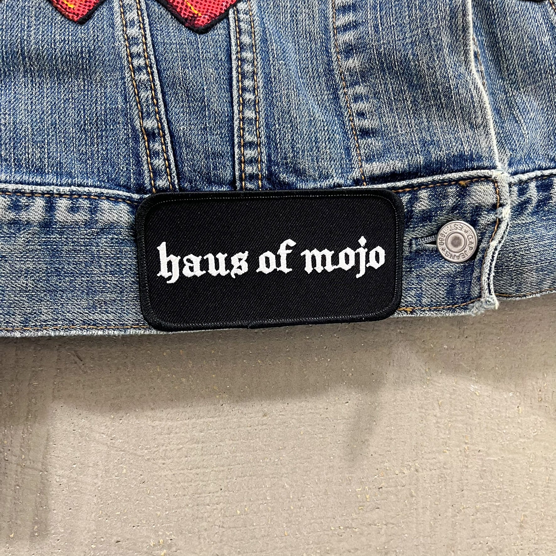 F- HOM AC/DC GAP Reworked Custom Denim Jackets