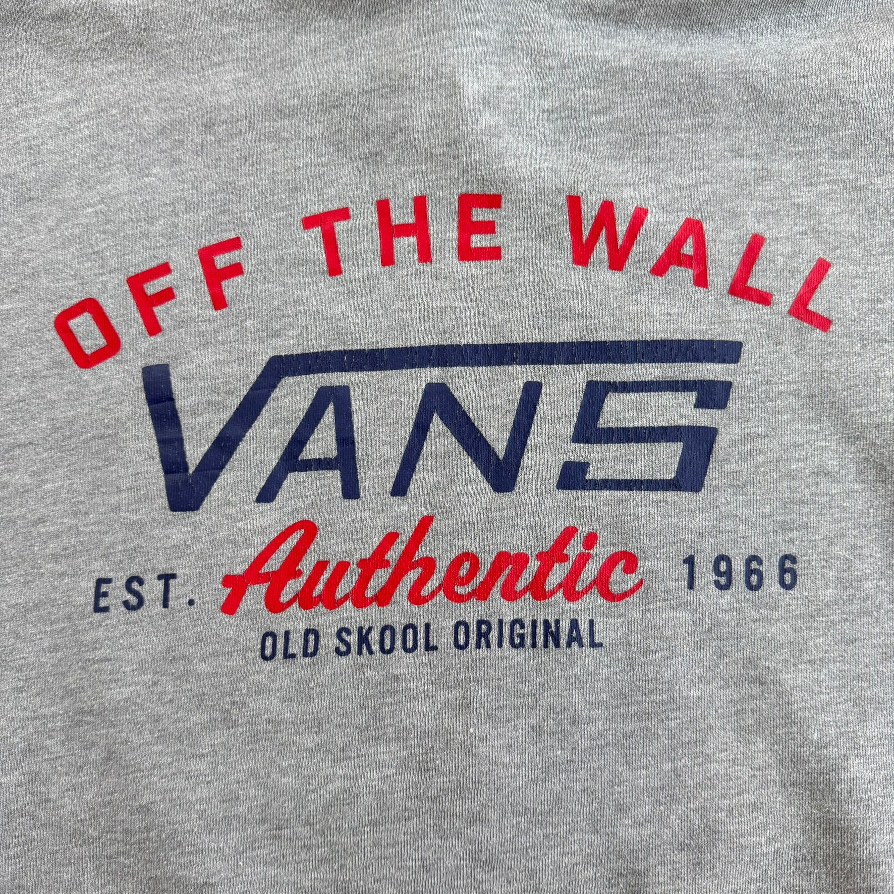 J- Vans Authentic Off The Wall Graphic Logo Hoodie - XL