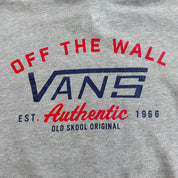J- Vans Authentic Off The Wall Graphic Logo Hoodie - XL