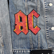 F- HOM AC/DC GAP Reworked Custom Denim Jackets