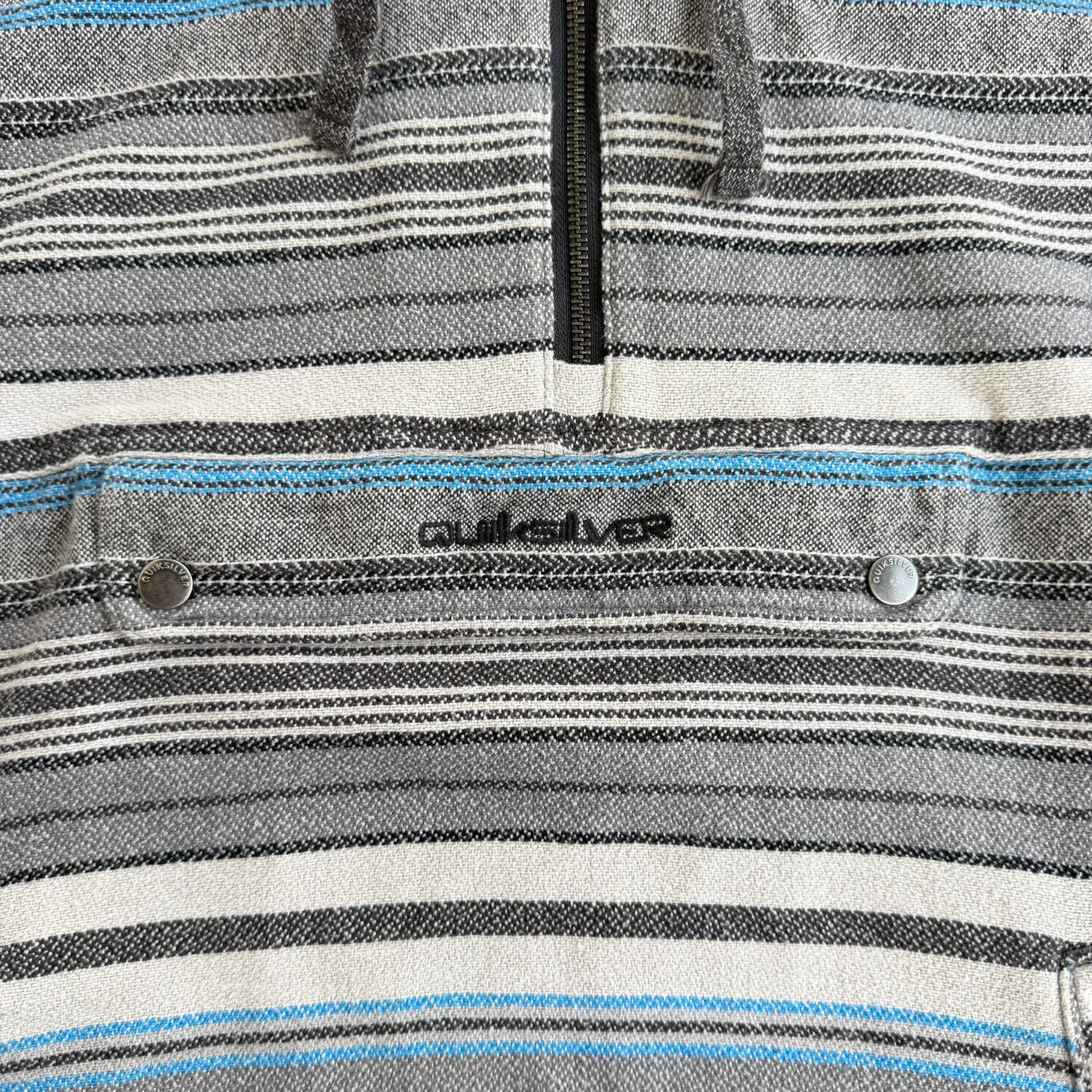 J- Vintage Quicksilver Quarter Zip Anorak Pullover Hoodie - S