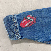 F- HOM Rolling Stones & Kiss Reworked Custom Denim Jackets