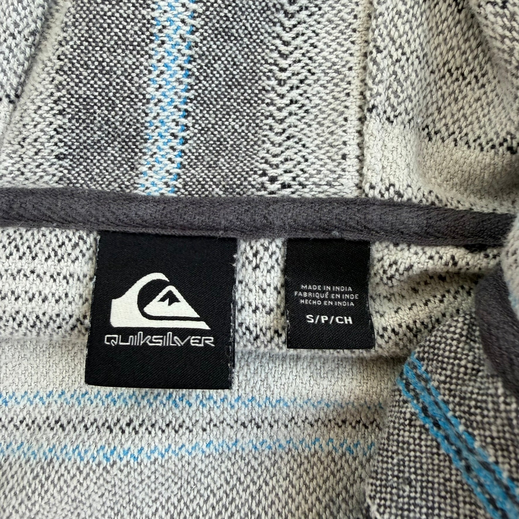J- Vintage Quicksilver Quarter Zip Anorak Pullover Hoodie - S