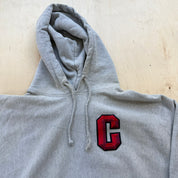 J- Vintage Champion Reverse Weave Embroidered C Hoodie - 2XL
