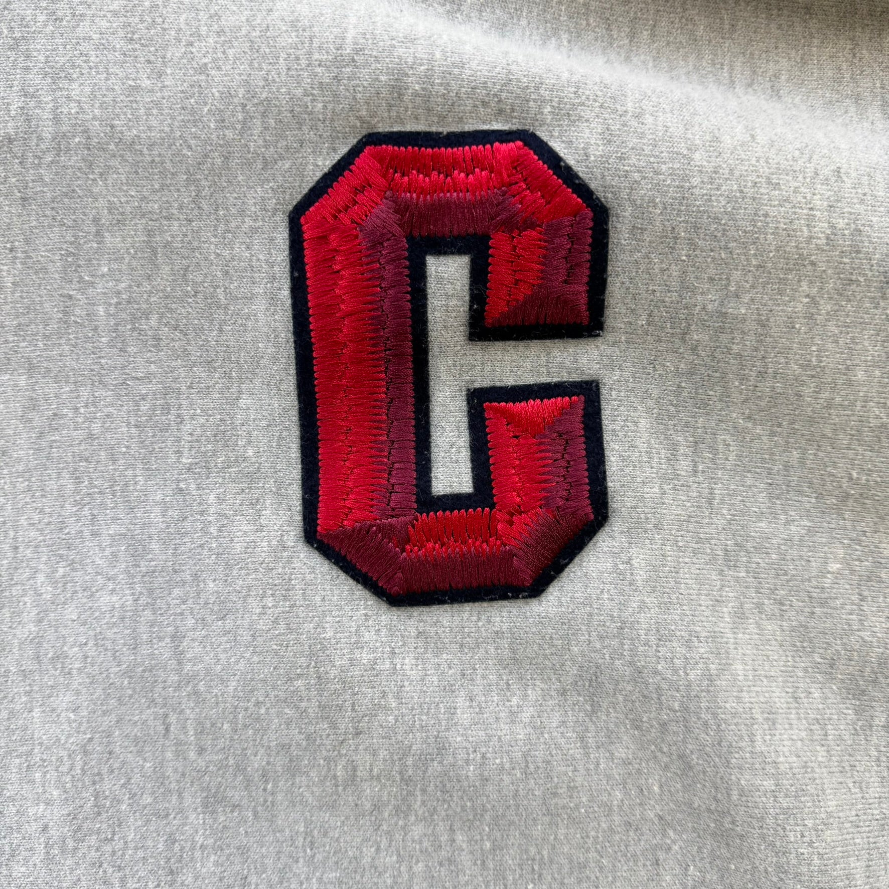 J- Vintage Champion Reverse Weave Embroidered C Hoodie - 2XL