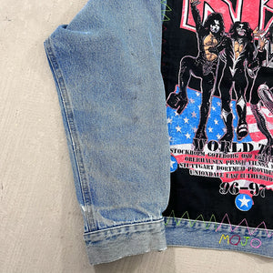 F- HOM Kiss 96-97 Tour Reworked Custom Denim Jackets