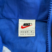 J- Vintage Nike Anorak Pullover Blue Lightweight Windbreaker - M