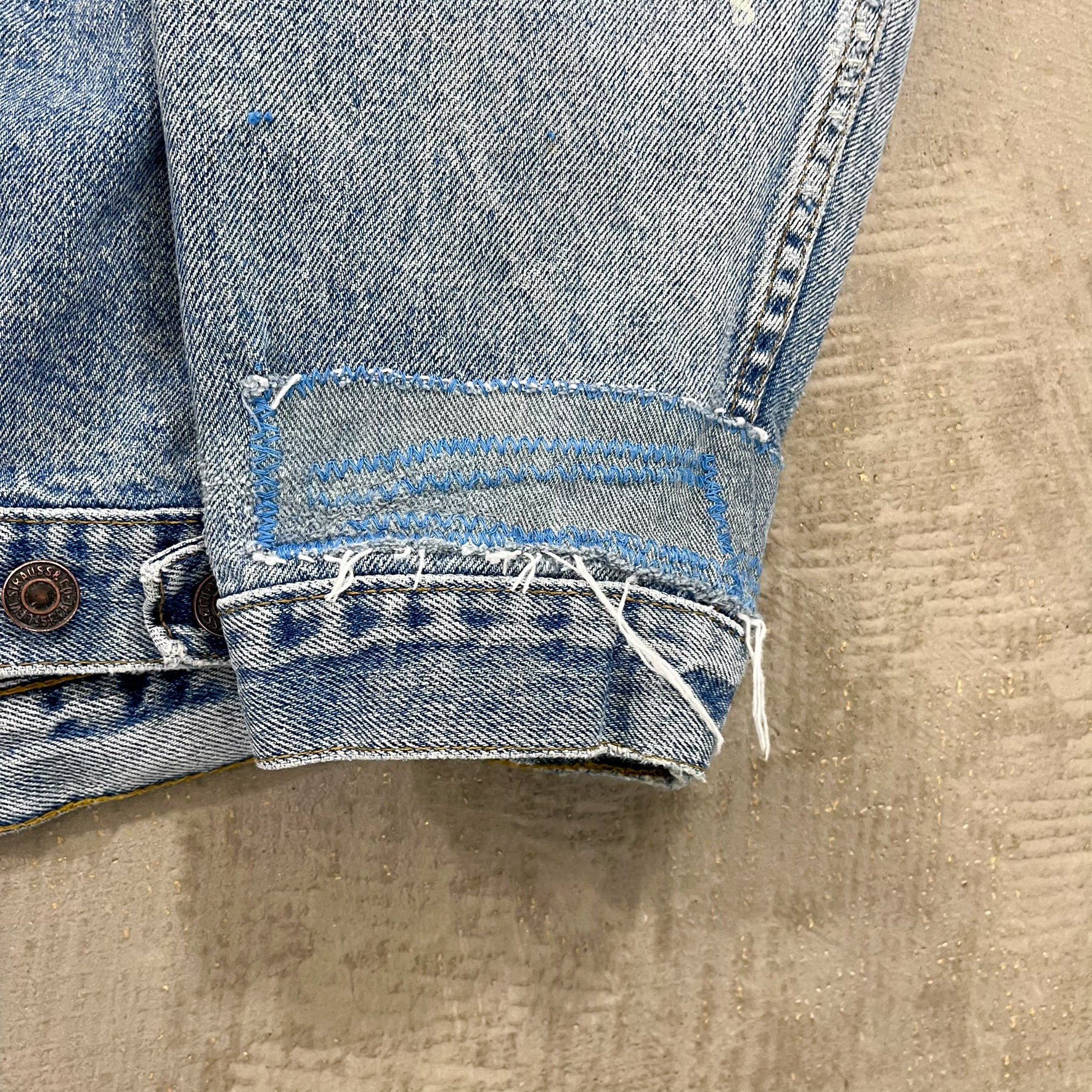 F- HOM Kiss Gene Simmons Reworked Custom Denim Jackets