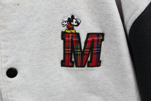 Z- Vintage 90s Disney Mickey Mouse Embroidered Bomber Jacket