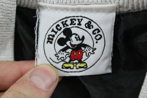 Z- Vintage 90s Disney Mickey Mouse Embroidered Bomber Jacket