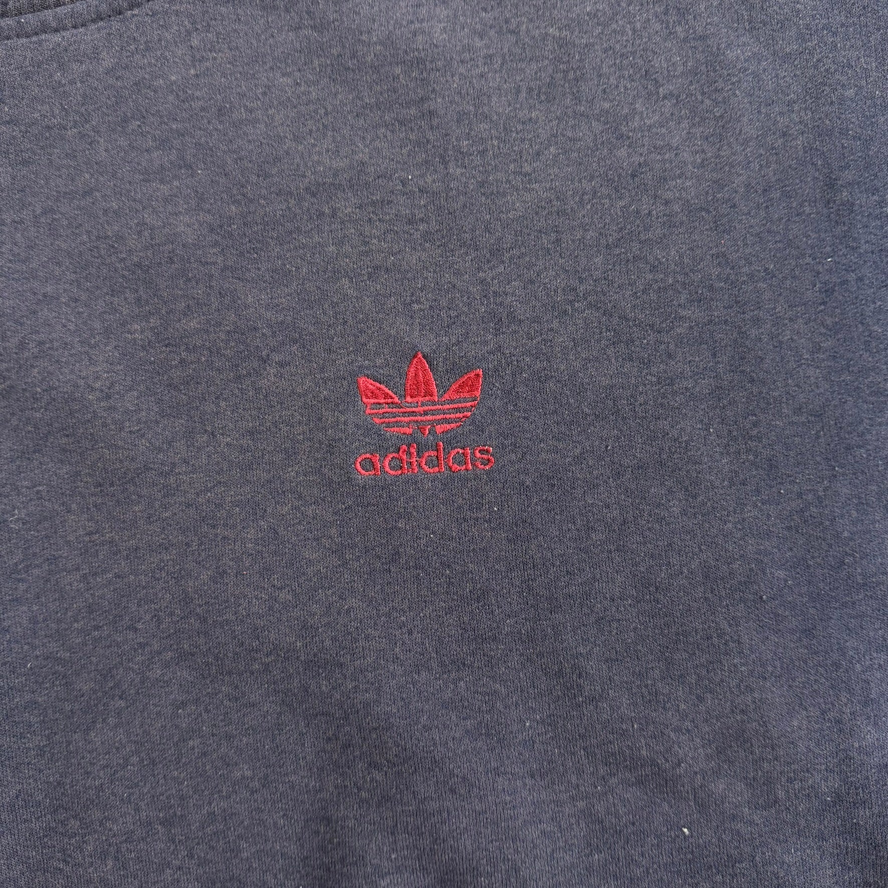 J- Vintage 90s Adidas Embroidered Logo Crewneck - L