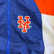 J- Vintage New York Mets MLB Apex Lightweight Zip Up Windbreaker - L